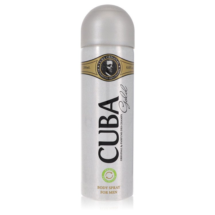 Cuba Gold by Fragluxe Deodorant Spray (unboxed) 6.7 oz for Men - UpExpressINC
