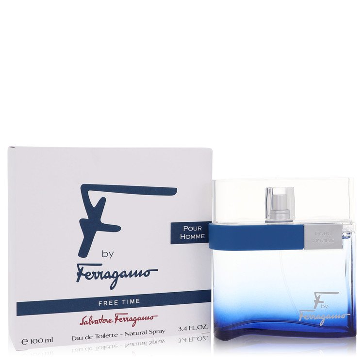 F Free Time by Salvatore Ferragamo Eau De Toilette Spray 3.4 oz for Men - UpExpressINC