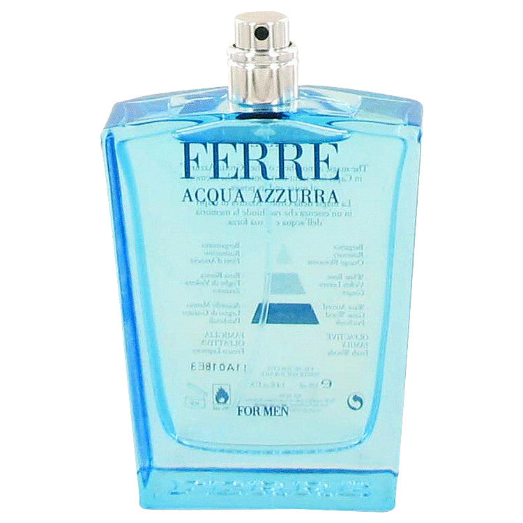 Ferre Acqua Azzurra by Gianfranco Ferre Eau De Toilette Spray (Tester) 3.4 oz for Men
