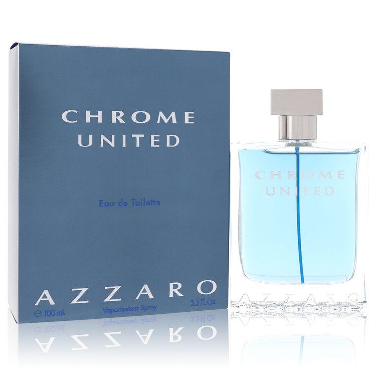 Chrome United by Azzaro Eau De Toilette Spray for Men - UpExpressINC