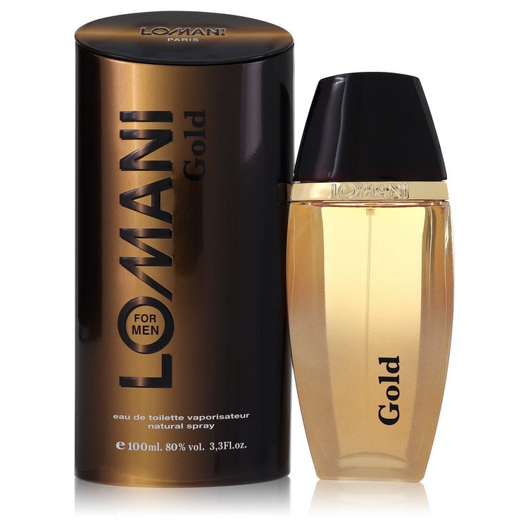 Lomani Gold by Lomani Eau De Toilette Spray 3.3 oz for Men - UpExpressINC
