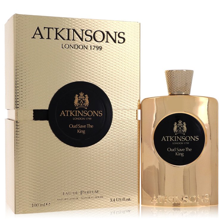 Oud Save The King by Atkinsons Eau De Parfum Spray 3.3 oz for Men - UpExpressINC