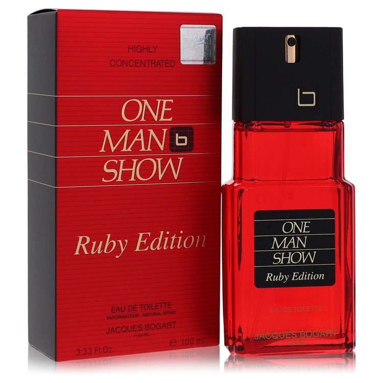 One Man Show Ruby by Jacques Bogart Eau De Toilette Spray 3.3 oz for Men - UpExpressINC