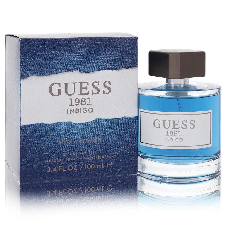Guess 1981 Indigo by Guess Eau De Toilette Spray 3.4 oz for Men - UpExpressINC