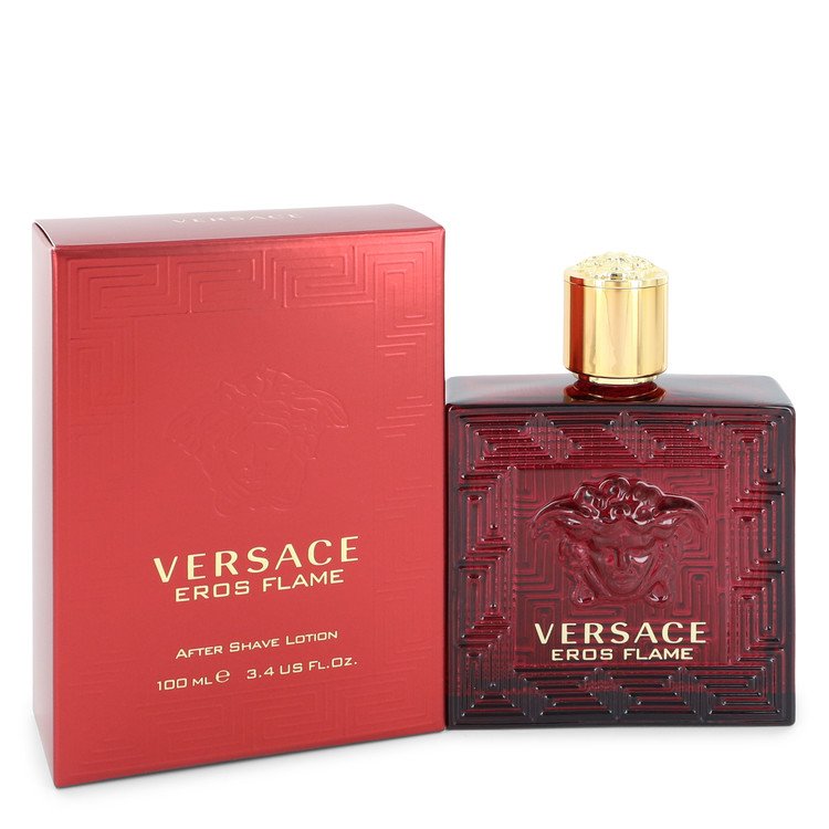 Versace Eros Flame by Versace After Shave Lotion 3.4 oz for Men - UpExpressINC