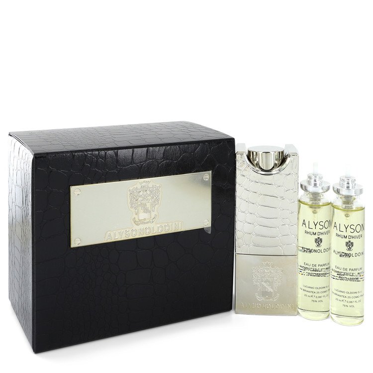 Rhum D'hiver by Alyson Oldoini Eau De Parfum Refillable Spray Includes 3 x 20ml Refills and Atomizer 2 oz for Men