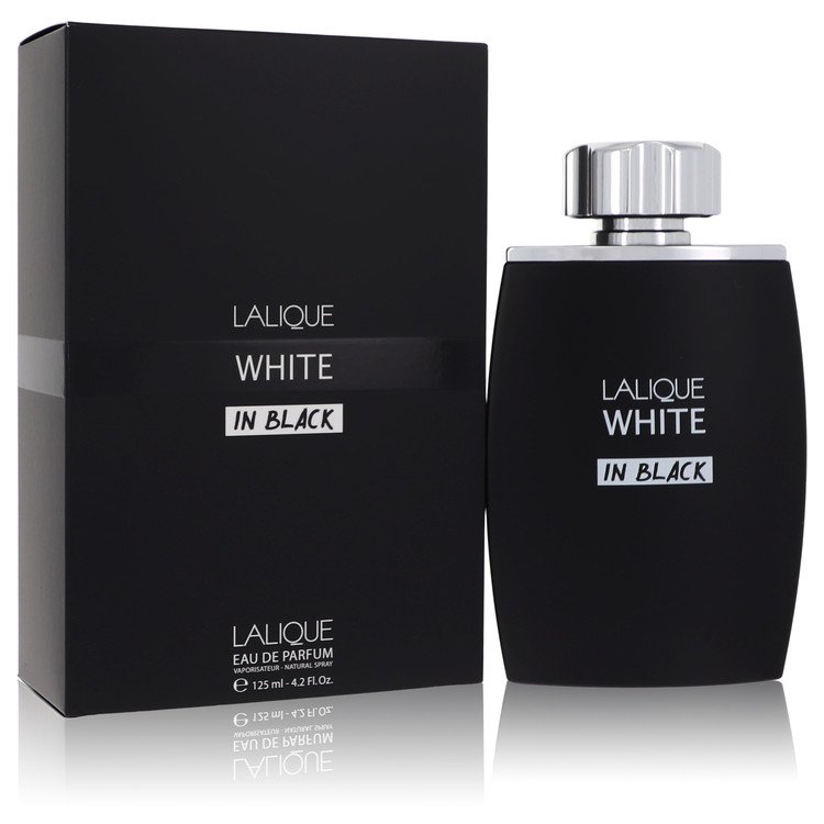 Lalique White In Black by Lalique Eau De Parfum Spray 4.2 oz for Men - UpExpressINC