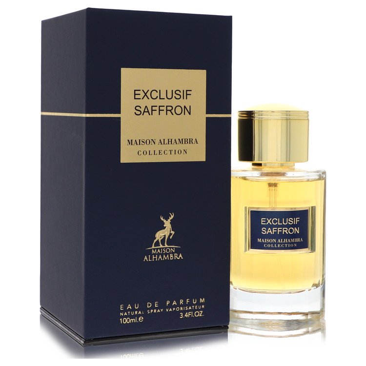 Maison Alhambra Exclusif Saffron by Maison Alhambra Eau De Parfum Spray (Unisex) 3.4 oz for Men - UpExpressINC