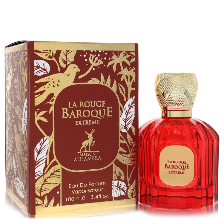 Maison Alhambra Baroque Rouge Extreme by Maison Alhambra Eau De Parfum Spray (Unisex) 3.4 oz for Women