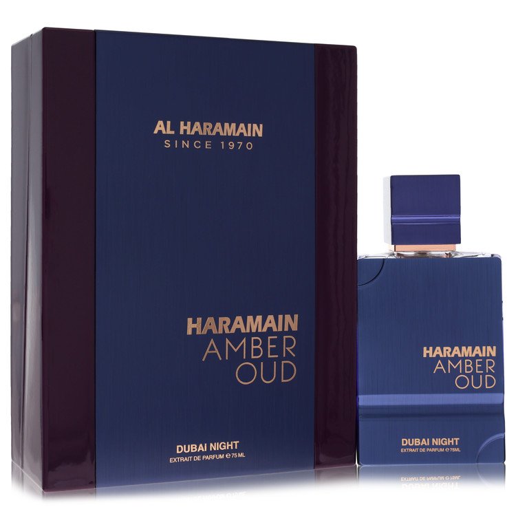 Al Haramain Amber Oud Dubai Night by Al Haramain Extrait De Parfum Spray 2.53 oz for Men - UpExpressINC