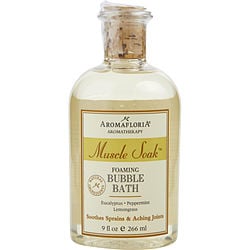 Aromafloria Foaming Bubble Bath 9 Oz Blend Of Eucalyptus, Peppermint, Lemongrass By Aromafloria