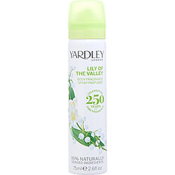 Yardley Lily Of The Valley By Yardley Body Spray 2.6 Oz (new Packaging)