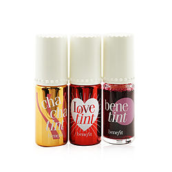 Benefit Lip Tints To Love Set (1x Chachatint 6ml + 1x Lovetint 6ml +1x Benetint 6ml)  --3x6ml/0.2oz By Benefit