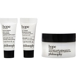 Hope In A Jar Hydrate, Smooth & Glow Mini Set: Serum 3ml + Eye Cream 3ml + Moisturizer 15ml --3pcs