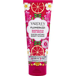 Yardley Flowerazzi Magnolia & Pink Orchid By Yardley Body Scrub 6.7 Oz