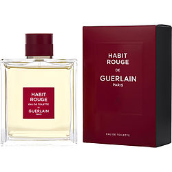 Habit Rouge By Guerlain Edt Spray 5 Oz