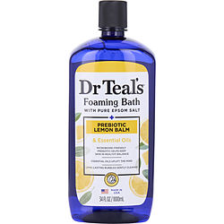 Foaming Bath With Pure Epsom Salt Prebiotic Lemon Balm With Sage & Thyme Essential Oils --1000ml/34oz