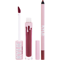 Kylie Jenner Matte Lip Kit: Matte Liquid Lipstick 3ml + Lip Liner 1.1g - # 103 Better Not Pout Matte  --2pcs By Kylie Jenner