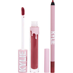 Kylie Jenner Matte Lip Kit: Matte Liquid Lipstick 3ml + Lip Liner 1.1g - # 503 Bad Lil Thing Matte  --2pcs By Kylie Jenner