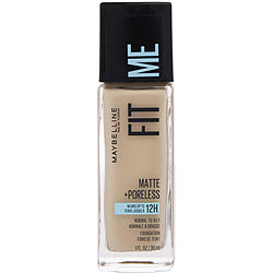 Maybelline Fit Me Matte + Poreless Liquid Foundation - # 110 Porcelain --30ml/1oz By Maybelline