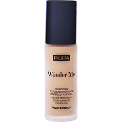 Pupa Wonder Me Instant Perfection Total Lightnees Foundation Waterproof - # 020 Light Beige --30ml/1oz By Pupa