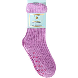 Spa Accessories Treatment Spa Socks With Aloe - Fuchsia By Spa Accessories