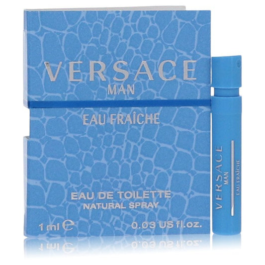 Versace Man by Versace Vial (sample) Eau Fraiche .03 oz for Men
