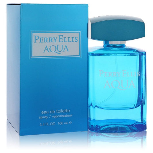 Perry Ellis Aqua by Perry Ellis Eau De Toilette Spray 3.4 oz for Men - UpExpressINC