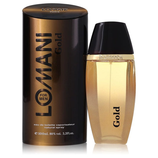 Lomani Gold by Lomani Eau De Toilette Spray 3.3 oz for Men - UpExpressINC