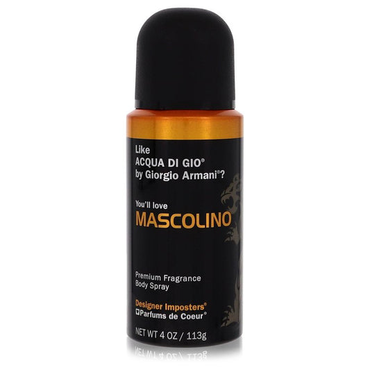 Designer Imposters Mascolino by Parfums De Coeur Body Spray 4 oz for Men - UpExpressINC