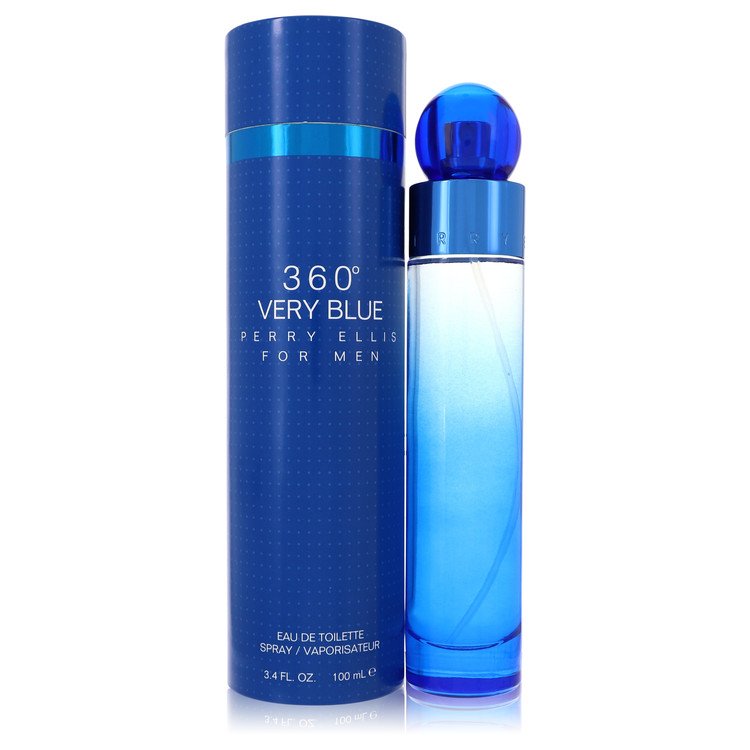 Perry Ellis 360 Very Blue by Perry Ellis Eau De Toilette Spray 3.4 oz for Men - UpExpressINC