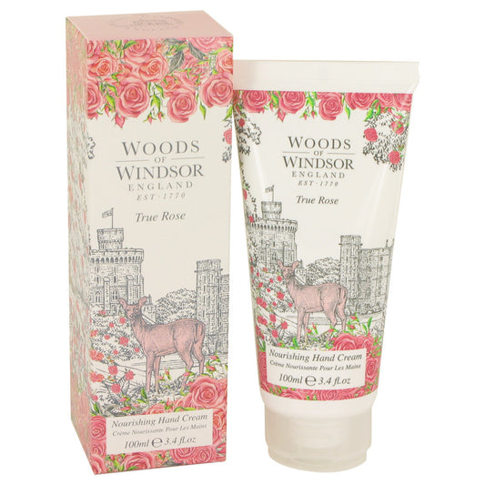 True Rose by Woods of Windsor Hand Cream 3.4 oz for Women - UpExpressINC