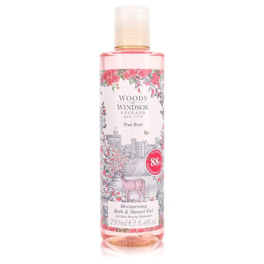 True Rose by Woods of Windsor Shower Gel 8.4 oz for Women