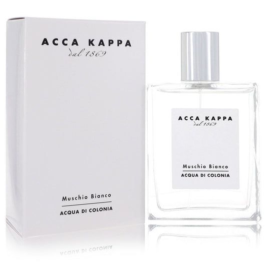 Muschio Bianco (White Musk/Moss) by Acca Kappa Eau De Cologne Spray 3.3 oz for Women