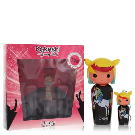 Kokeshi Cheery by Kokeshi Eau De Toilette Spray + Free Key Ring Mini EDT Spray 1.7 oz for Women