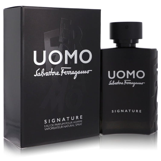 Salvatore Ferragamo Uomo Signature by Salvatore Ferragamo Eau De Parfum Spray 3.4 oz for Men - UpExpressINC