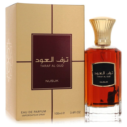 Taraf Al Oud by Nusuk Eau De Parfum Spray (Unisex) 3.4 oz for Men