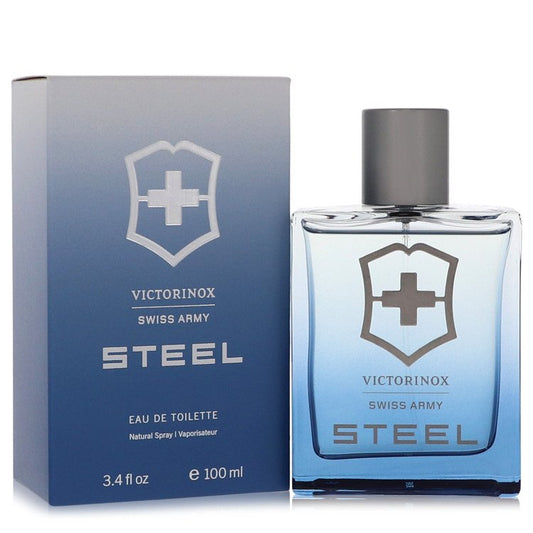 Swiss Army Steel by Swiss Army Eau De Toilette Spray 3.4 oz for Men - UpExpressINC