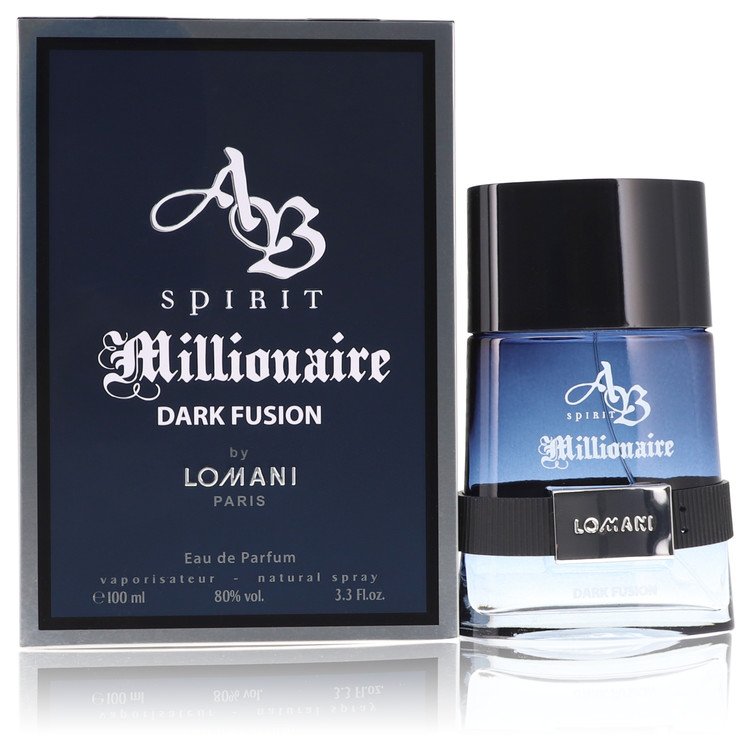 Spirit Millionaire Dark Fusion by Lomani Eau De Parfum Spray 3.3 oz for Men - UpExpressINC