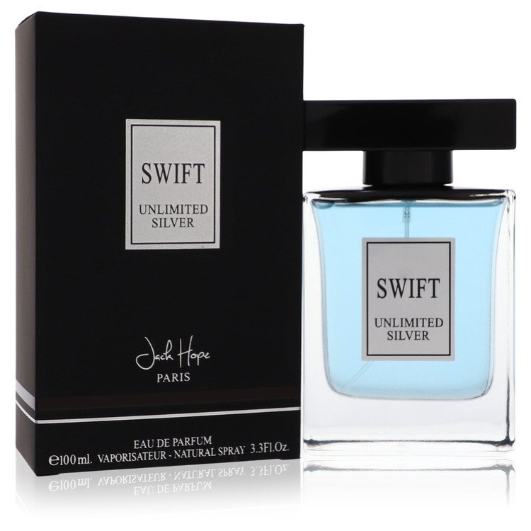 Swift Unlimited Silver by Jack Hope Eau De Parfum Spray 3.3 oz for Men