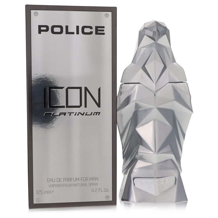 Police Icon Platinum by Police Colognes Eau De Parfum Spray 4.2 oz for Men - UpExpressINC