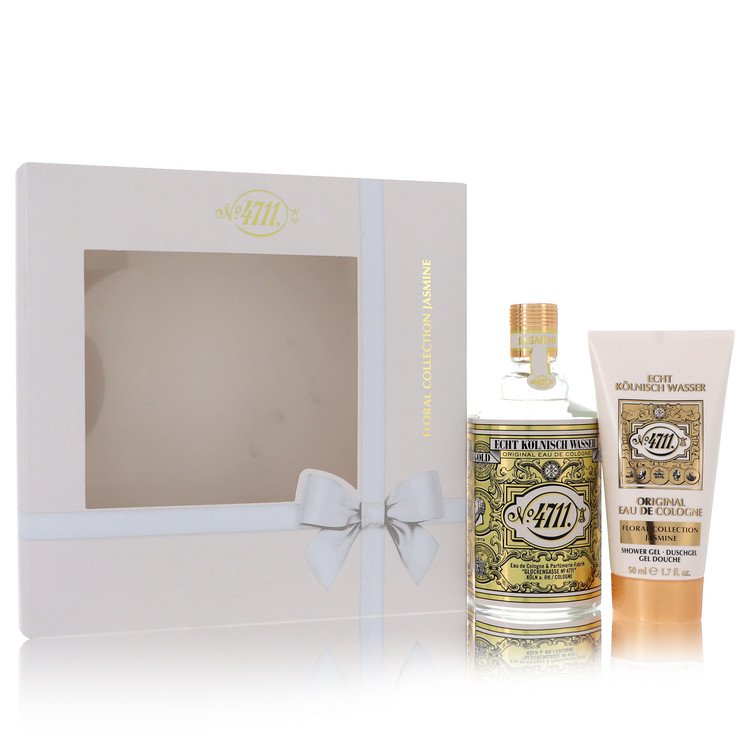 4711 Floral Collection Jasmine by 4711 Gift Set (Unisex) -- 3.4 oz Cologne Spray + 1.7 oz Shower Gel for Men