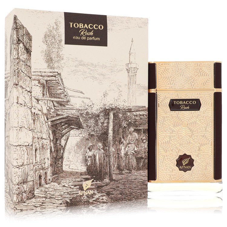 Afnan Tobacco Rush by Afnan Eau De Parfum Spray 2.7 oz for Men - UpExpressINC