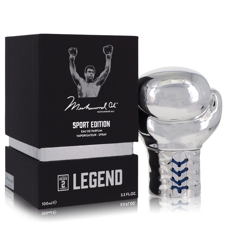 Muhammad Ali Legend Round 2 by Muhammad Ali Eau De Parfum Spray (Sport Edition) 3.3 oz for Men - UpExpressINC