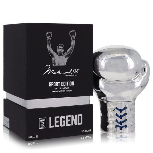 Muhammad Ali Legend Round 2 by Muhammad Ali Eau De Parfum Spray (Sport Edition) 3.3 oz for Men - UpExpressINC