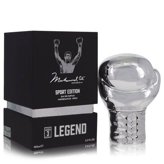 Muhammad Ali Legend Round 3 by Muhammad Ali Eau De Parfum Spray (Sport Edition) 3.3 oz for Men - UpExpressINC