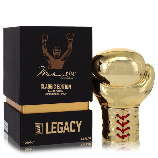 Muhammad Ali Legacy Round 5 by Muhammad Ali Eau De Parfum Spray (Classic Edition) 3.3 oz for Men - UpExpressINC