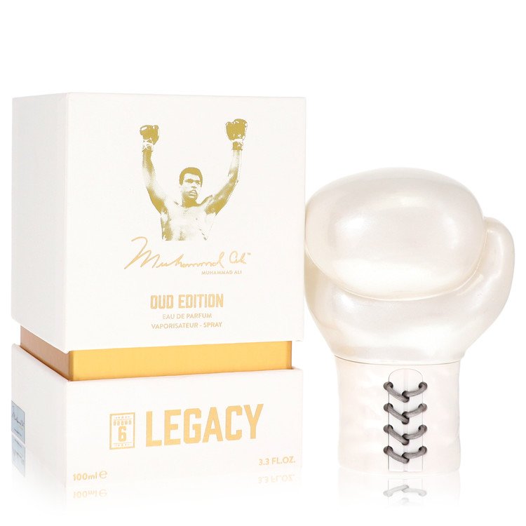 Muhammad Ali Legacy Round 6 by Muhammad Ali Eau De Parfum Spray (Oud Edition) 3.3 oz for Men - UpExpressINC