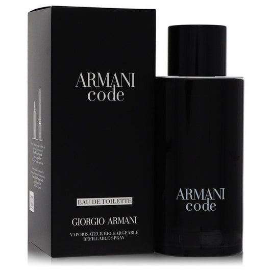Armani Code by Giorgio Armani Eau De Toilette Spray Refillable 4.2 oz for Men - UpExpressINC