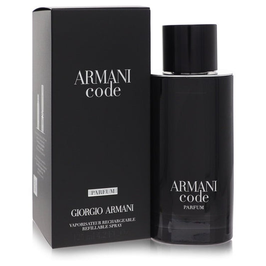 Armani Code by Giorgio Armani Parfum Spray Relillable 4.2 oz for Men - UpExpressINC